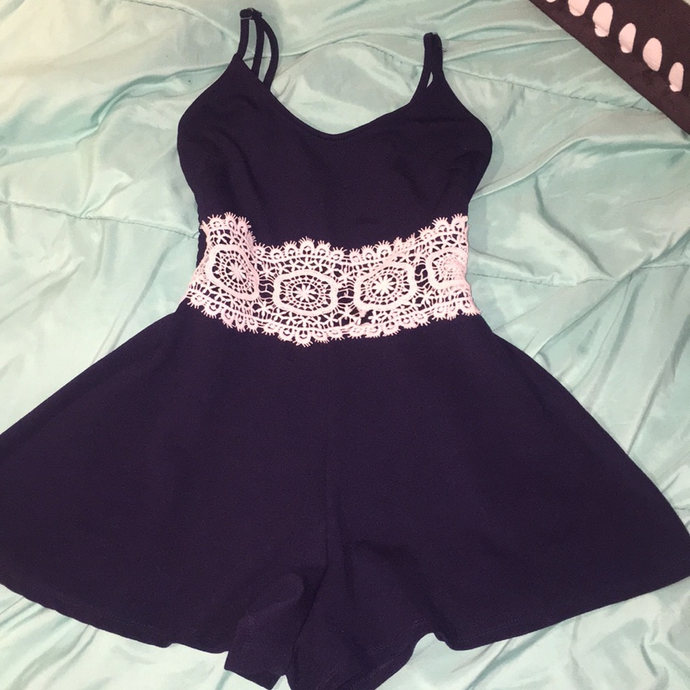 Little blue romper